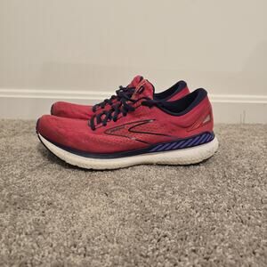 Brooks Glycerin GTS 19‎ Running Shoes Womens Sz 12 B Pink / Navy